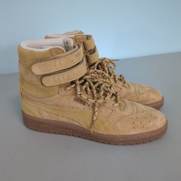 Puma Mens Sky II Hi Winterized Basketball Shoes Size US 6.5 Brown Athletic Shoes - Picture 1 of 6